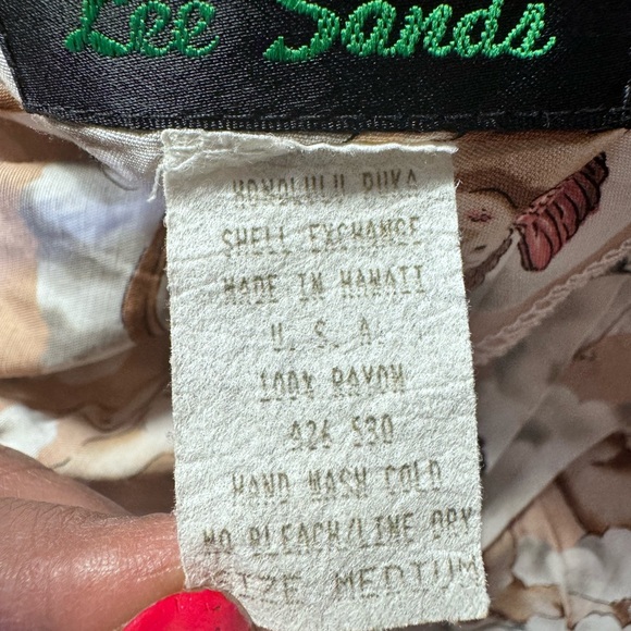 Vintage Short Sleeve Blouse Size Medium Lee Sands Cupid Valentines Day,cherubs - Picture 7 of 8